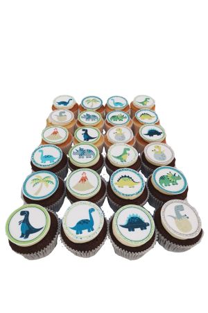 Cupcakes anniversaire dinosaures