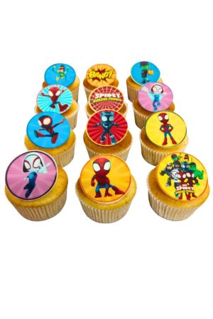 Spidey and his amazing friends Cupcakes