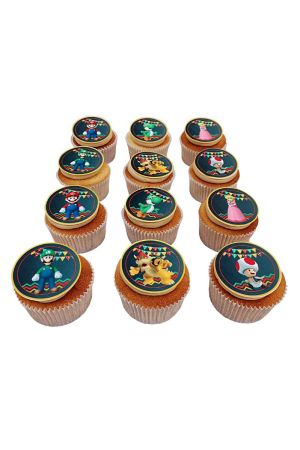 Mario Luigi cupcakes