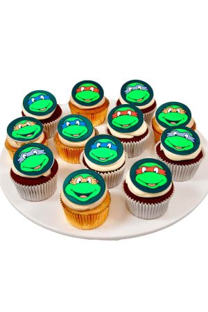 Ninja turtle cupcakes