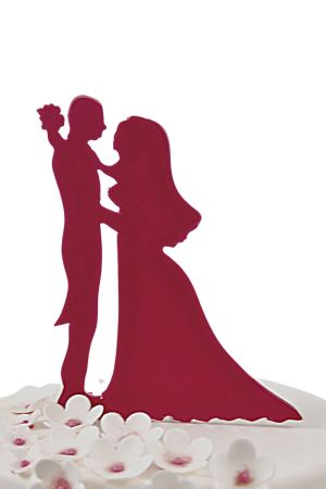Bride & Groom cake topper