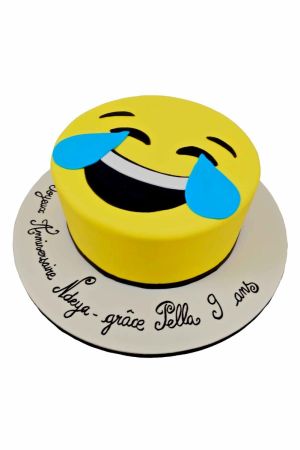 Emoji birthday cake