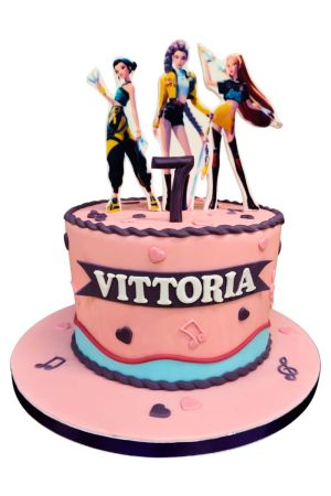 Gâteau Kpop Demon Hunters
