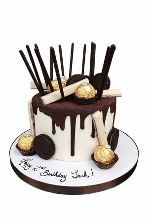 Ferrero Kit Kat Drip Cake