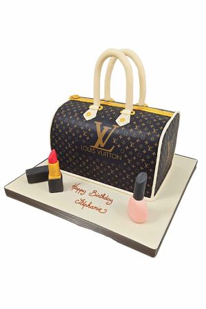 Gâteau en forme de sac à main Louis Vuitton