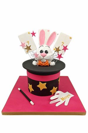Magician Hat and Rabbit cake