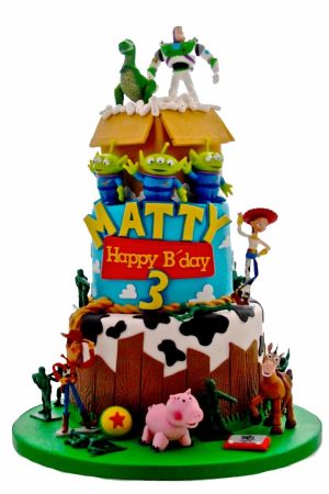 Toys Story Luxe tiered cake