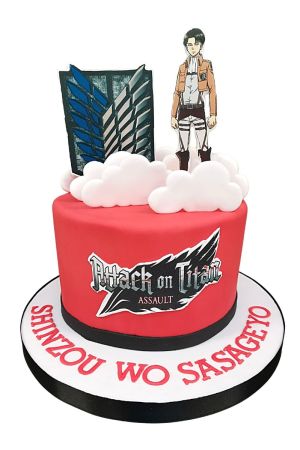 Manga Attack on Titan taart