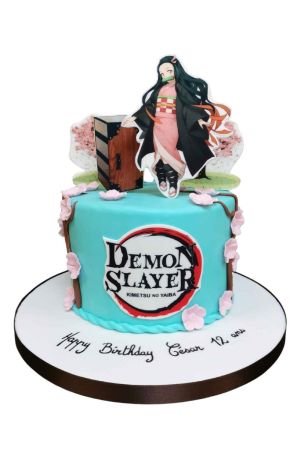 Demon Slayer Nezuko Kamado Cake