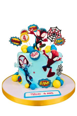 Spidey and his amazing friends cake