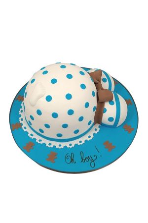 Baby shower themed cake for a boy