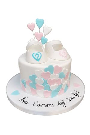 Gâteau révélation du sexe de bébé