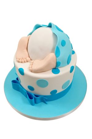 Baby shower cake for boy