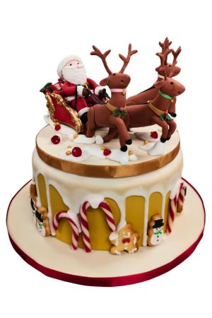 Gâteau Traineau du Père Noël