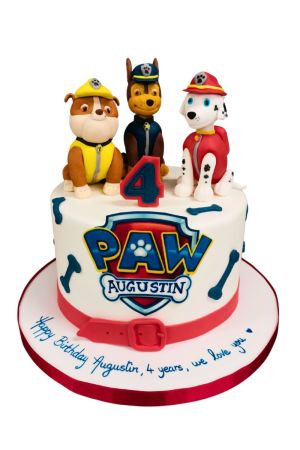 Marshall Chase and Ruben birthday cake