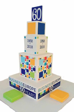 60 year company anniversary cake