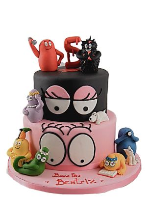 Barbapapa familie verjaardagstaart