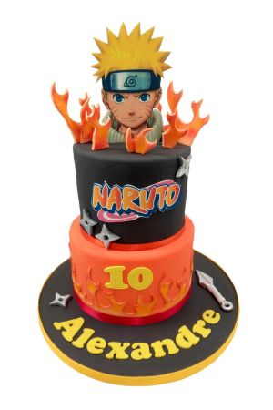 Super Naruto-stijl taart