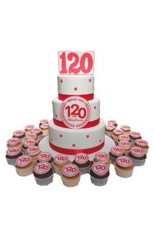 120 year company anniversary cake