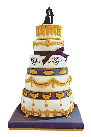 Baroque gold an purple
