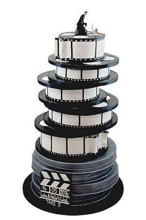 Bioscoop en filmen bruidstaart