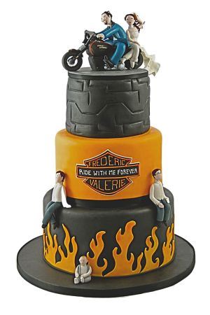 Harley Davidson bruidstaart