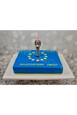 Europe birthday cake