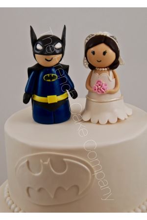 Batman wedding cake topper