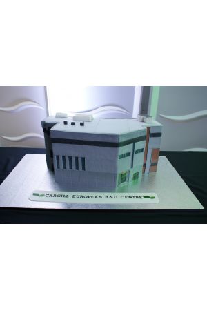 New building themed Cake