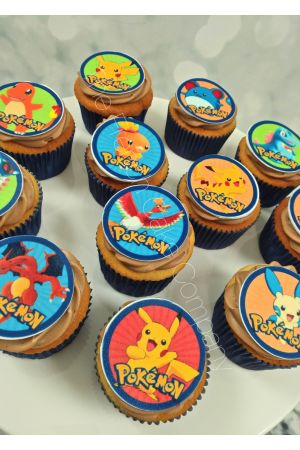 cupcakes décorés Pokemon
