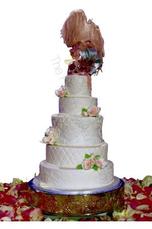 Venitia and Italy theme wedding cake