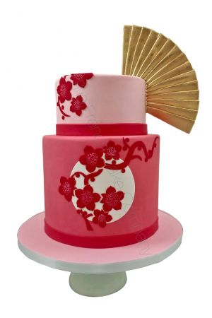 Japan theme wedding cake