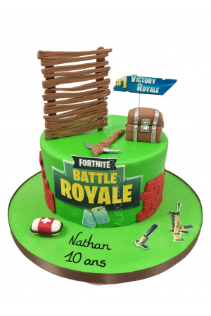Fortnite birthday cake