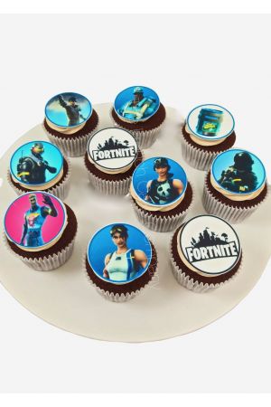 Fortnite verjaardag cupcakes