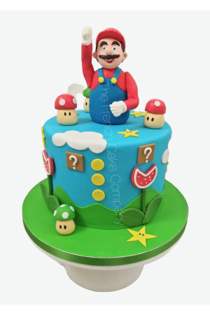 Super Mario Bros birthday cake
