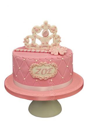 Princess crown birthday cakes