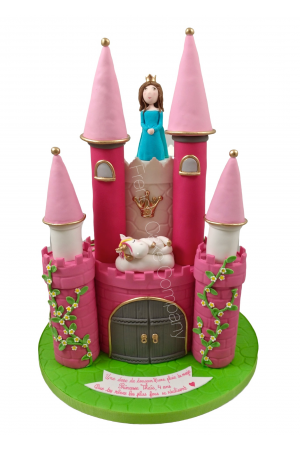 Princess and unicorn cake