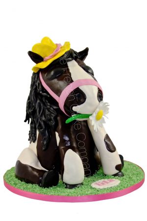 3D Horse birthday cake