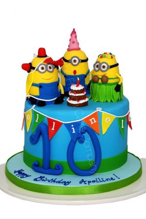 Movie the Minions birthday cake