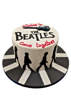 Beatles birthday cake