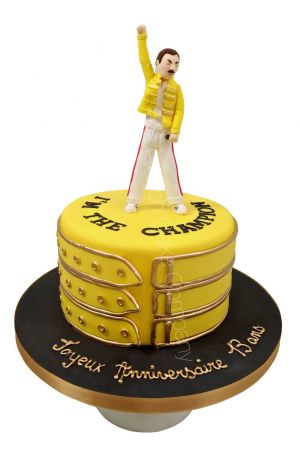 Gâteau anniversaire Freddie Mercury