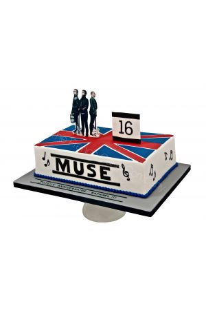 Muse fan verjaardagstaart