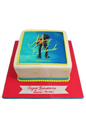 Gâteau d'anniversaire des fans de Johnny Orlando
