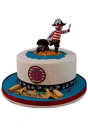 Little Pirate birthday cake