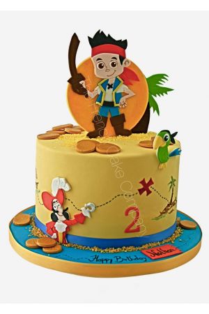 Jake de Piraat verjaardagstaart