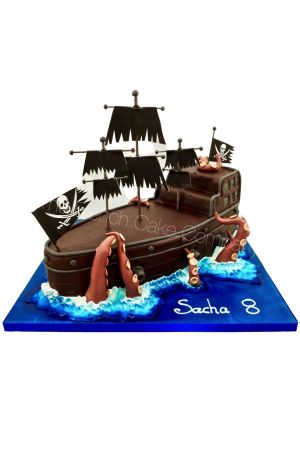 The Blackpearl Pirate cake