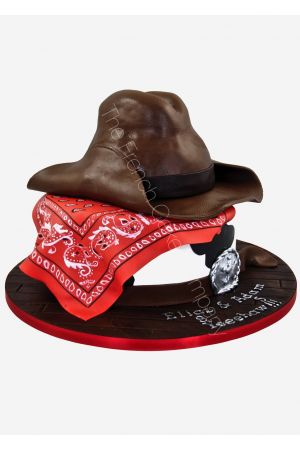 Gâteau anniversaire Cowboy Sheriff