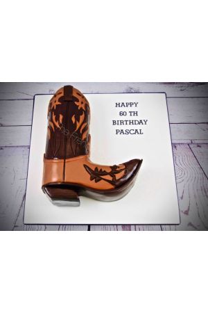 Cowboy Boot birthday cake