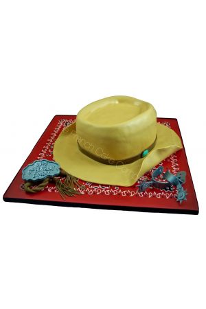 Cowboy Hat birthday cake