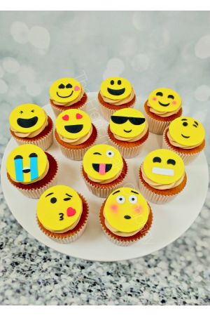 Originele Emoji's Emoticon cupcakes